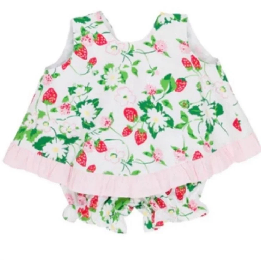 RARE Beaufort Bonnet TBBC Greenwich Garden Susy Swing Matching Set HTF Girls 2T